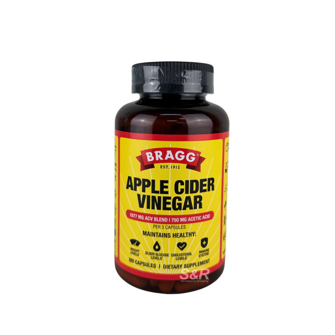Bragg Apple Cider Vinegar 180 capsules